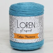 Loren Cotton Macrame Turkuaz - R087 - 34376 thumbnail 1