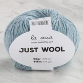 La Mia Just Wool Buz Mavisi El Örgü İpi - LT015 - 34009 thumbnail 1