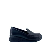 Albini 2630Z704 Hakiki Deri Siyah Loafer Ayakkabı - 1