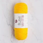 La Mia Baby Cotton Hardal Sarısı El Örgü İpi - L003 - 33632 thumbnail 1