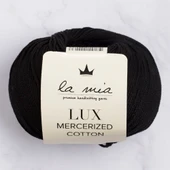 La Mia Lux Mercerized Cotton Siyah El Örgü İpi - 1 - 33741 thumbnail 1