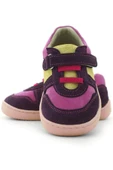 Rakerplus Bob Hakiki Deri Mor Pembe Barefoot Cırtlı Lastikli Bebek Sneaker Ayakkabı thumbnail 9
