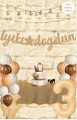 Sütlü Kahve Temalı İyiki Doğdun Kaligrafi Banner thumbnail 2