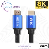 8k Ultra Hd 2.1V 48GBPS Altın Kaplama UHD HDMI Kablo - 1