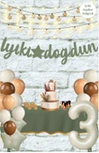 Küf Yeşili Temalı İyiki Doğdun Kaligrafi Banner - 2