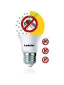 Sivri ve Kara Sinek Kovucu, Çok Kaliteli 8 Watt Led Ampul, İki Fonksiyonlu Sinek Savar Led Ampul thumbnail 5