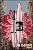 Maybelline New York Lash Sensational Yelpaze Etkili Intense Black Maskara - Ekstra Siyah - 6