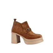 Albini 26102054S Hakiki Süet Deri Kadın Topuklu Bot thumbnail 2