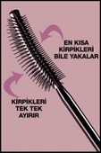 Maybelline New York Lash Sensational Yelpaze Etkili Intense Black Maskara - Ekstra Siyah - 3