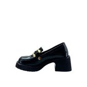 Albini 26101012R Rugan Deri Kadın Topuklu Loafer thumbnail 4