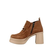 Albini 26102054S Hakiki Süet Deri Kadın Topuklu Bot thumbnail 4