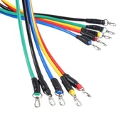 11 Parça Lateks Egzersiz Bandı Çekme Halatı Egzersiz Seti thumbnail 2