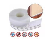 3 Metre 15 mm Kendinden Yapışkanlı kapı pencere rüzgar ses kesici şerit bant thumbnail 1