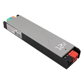 Powermaster PM-26840 12 Volt 15 Amper 180 Watt Slim Metal Kasa Adaptör Voltaj Göstergeli 218X51x27mm - 1