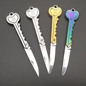 Paslanmaz Çelik, Katlanır, Cep Çakısı, Outdoor Kamp Bıçağı, Anahtarlıklı, 12 cm thumbnail 3