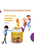 VİTAGO-Kids Gummies C Vitamini Içeren 60 Adet Çiğnenebilir Gummy Jel thumbnail 5