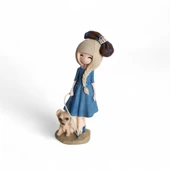 Dekoratif Biblo Anime Kız Beyaz Saçlı thumbnail 3