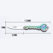 Paslanmaz Çelik, Katlanır, Cep Çakısı, Outdoor Kamp Bıçağı, Anahtarlıklı, 12 cm thumbnail 6