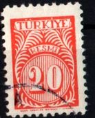 EABİ-1957 Resmi Pul 20 Kuruş (tp0282) - 1