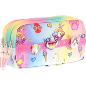 Kaukko Kıds 3 Bölmeli Kalem Çantası (fancy Raınbow)krn-L8244 thumbnail 1