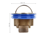 Pratik Anti Koku Önleyici, Tahliye Vanası, Duş Yer Sifonu, Geri Akış Önleyici, Gider Pis Koku Böcek Gider Aparatı, Büyük Boy, thumbnail 5