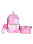 Relaxion 3'lü Set Çocuk İlkokul Çantası Kalemlikli Beslenme Çantalı Sırt Çantası 1380 thumbnail 1