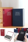 Tilbe Home Büyük Boy Kitap Şeklinde Anahtarlı Gizli Kasa Para Altın Saklama Hırsız Kilitli Dekoratif Kumbara - 6
