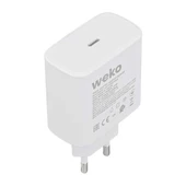 Weko WK-21440 S11-C 25 Watt Telefon Şarj Başlık Adaptörü + Type-C To Type-C Kablo thumbnail 3