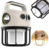 Powermaster CH-22025 Çift Işıklı Kamp Lambası El Feneri PowerBank Özellikli (Gün Işığı - Beyaz) thumbnail 1