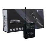 MagicVoice MV-1303Y UHF 1 Yaka + 1 Headset Kablosuz Profesyonel Telsiz Mikrofon thumbnail 2