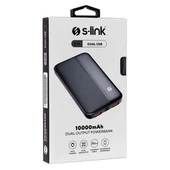 S-Link IP-G10N Siyah Micro+Type C Girişli 10000mAh Taşınabilir Şarj Cihazı Powerbank thumbnail 3