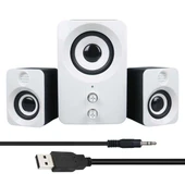 MagicVoice FT-10 2+1 3x3 Watt Aux Multimedia Seti USB Speaker - Hoparlör thumbnail 1