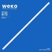 32Inch Universal Dled 6v 1w 7 Ledli 59 Cm 1,8 Cm No:444 - 1