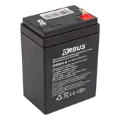 Orbus 4 Volt 8 Amper Kuru Tip Akü ORB4-8 (68*45*95 Mm) thumbnail 1