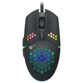 Lenovo Lecoo MS105 3200 DPI 6 Tuşlu Kablolu RGB Led Aydınlatmalı Gaming Oyuncu Mouse thumbnail 1
