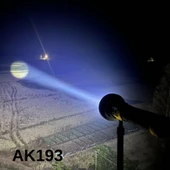 AK193 100W 5000-7000 Lümen Şarjlı Full Metal El Feneri – 16000 mAh Pil Kapasiteli, Metal Çantalı - 6