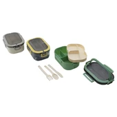 Periboia Tek Katlı Bölmeli Beslenme Kutusu - 2