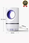 Premium Kimyasalsız Sessiz Şarjlı Uv 6 Işıklı Elektrikli Haşere Böcek Sinek Kovucu Öldürücü Lamba - 5