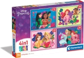 Clementoni 21517 Disney Princess  4 in 1 Super Color Puzzle thumbnail 1