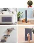 Dayanıklı Kolay Uygulanabilir Yapıştırılabilir Eşya Mobilya Koruyucu Kedi Tırmalama Matı 100 x 30 cm - 7