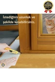 Dayanıklı Kolay Uygulanabilir Yapıştırılabilir Eşya Mobilya Koruyucu Kedi Tırmalama Matı 100 x 30 cm - 6