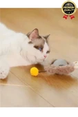 Özel Üretim Yumuşak Küçük Boyutlu Şarj Edilebilir Etkileşimli Eğlenceli Yuvarlanan Kedi Top Oyuncağı - 4