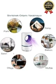Premium Kimyasalsız Sessiz Şarjlı Uv 6 Işıklı Elektrikli Haşere Böcek Sinek Kovucu Öldürücü Lamba - 6