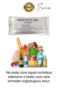 3 Adet 480 gr Soğutucu Jel Poşet Buz Aküsü Yolculuk Seyahat Yiyecek İçin Uygun Uzun Süre Dayanım - 5