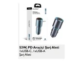 Fc19 Rgb 53w Pd Hızlı Şarj Araç Içi Çakmaklık Şarj Aleti 1x Type-c 35w Pd 1x Usb3.0 18w - 2