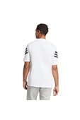 adidas Erkek  Beyaz  T-shirt M FI 3S REG T JD4880 thumbnail 3
