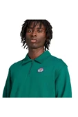 adidas Erkek  Yeşil  Sweatshirt GRAPHIC HALF Z JX8171 - 5