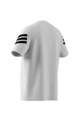 adidas Erkek  Beyaz  T-shirt M FI 3S REG T JD4880 thumbnail 12