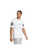 adidas Erkek  Beyaz  T-shirt M FI 3S REG T JD4880 thumbnail 4