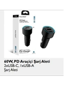 Fc18 60w Pd Süper Hızlı Şarj Araç Içi Çakmaklık Şarj Aleti 2x Type-c 60w Pd 1x Usb3.0 18w - 2